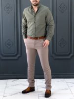 پیراهن 270608 زیتونی - Image 3