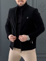 کت چرم 6319 مشکی - Image 5