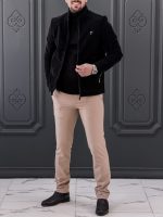 کت چرم 6319 مشکی - Image 3