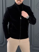 کت چرم 6319 مشکی - Image 4