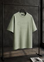 تیشرت 171021  ‏BALENCIAGA‏ ‏سبز دریایی