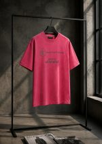 تیشرت 171021  ‏BALENCIAGA‏ صورتی