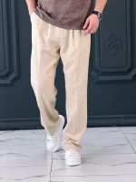 شلوار 300109 ZARA کاهی