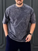 تیشرت 171504 ZARA ذغالی - Image 3