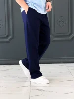 شلوار 300102 ZARA سرمه‌ای - Image 3